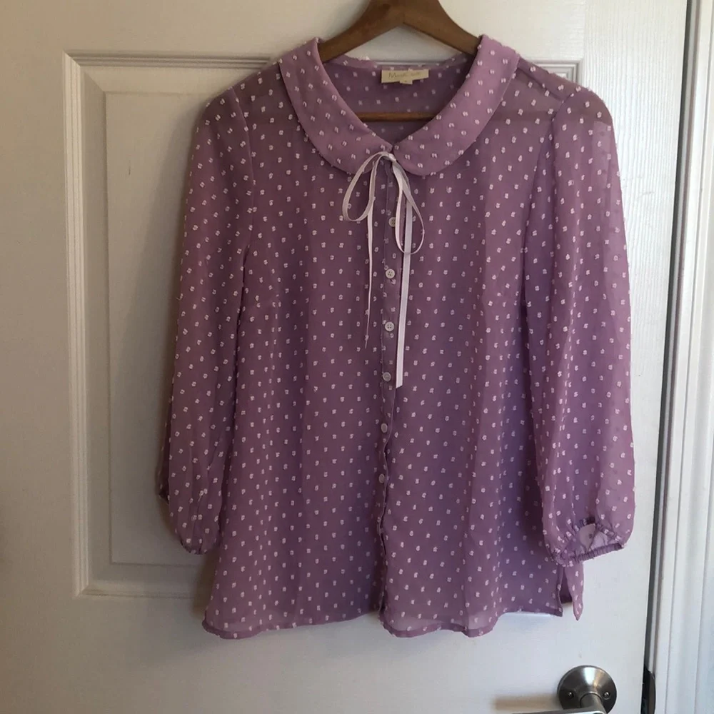 Button down blouse - Picture 1 of 5
